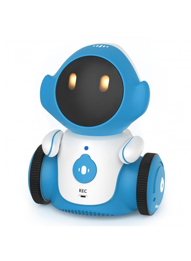 GILOBABY Robot Toys, Rechargeable Smart Talking Robots for Kids, Intelligent Robot with Voice Controlled Touch Sensor, Singing, Dancing, Recording, Repeat, Birthday Gifts for Boys Ages 6+ Years (Blue) - Image 1