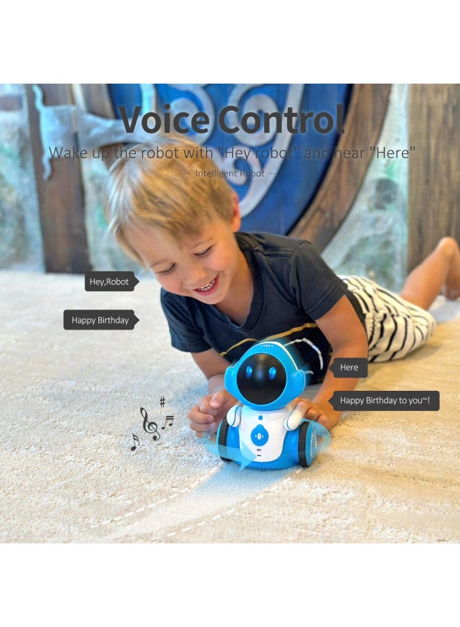 GILOBABY Robot Toys, Rechargeable Smart Talking Robots for Kids, Intelligent Robot with Voice Controlled Touch Sensor, Singing, Dancing, Recording, Repeat, Birthday Gifts for Boys Ages 6+ Years (Blue) - Image 5