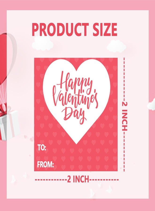 Topabel 90 Pcs to and from Gift Tag Stickers Love Heart Sticker,2 Inch to from Stickers for Valentine's Day Envelopes,Wedding,Crafting,Scrapbooking,Gift,Award Charts - Image 3
