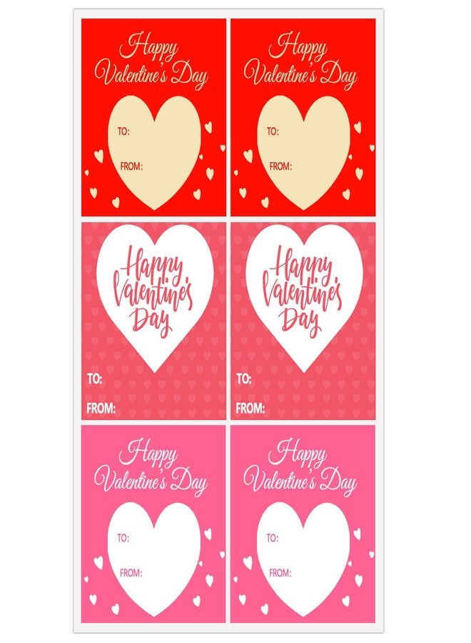 Topabel 90 Pcs to and from Gift Tag Stickers Love Heart Sticker,2 Inch to from Stickers for Valentine's Day Envelopes,Wedding,Crafting,Scrapbooking,Gift,Award Charts - Image 2
