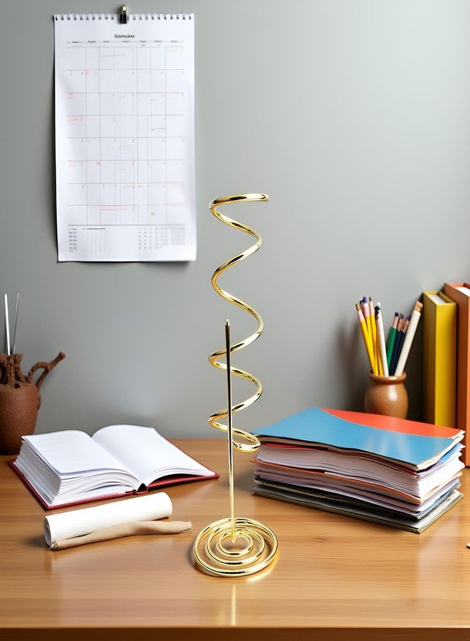 Sluswallow 1 Pc Golden Bill Fork Receipt Holder Fork Invoice Holder Check Bill Fork Receipt Note Spike Stick Memo Clip Invoice Bill Holders Receipts Check Bill Fork Straight Rod Paper Holder Memo Holders - Image 5