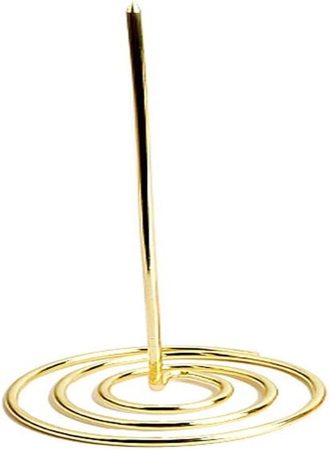 Sluswallow 1 Pc Golden Bill Fork Receipt Holder Fork Invoice Holder Check Bill Fork Receipt Note Spike Stick Memo Clip Invoice Bill Holders Receipts Check Bill Fork Straight Rod Paper Holder Memo Holders - Image 1