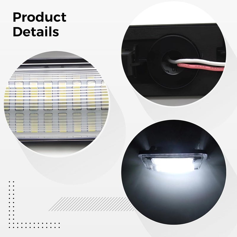 Ft-86 Gt86 Led License Plate Light, Sae Dot Approved, Easy Oem Fit, High-Performance Led Array - Image 2