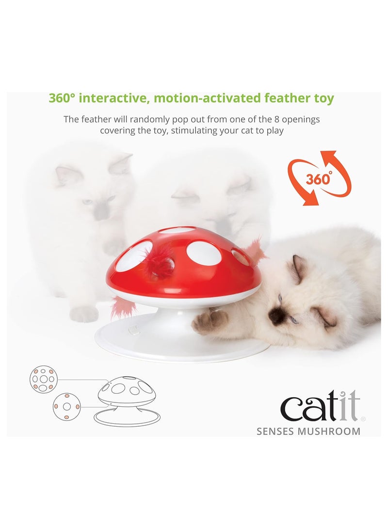 كاتيت سينسيز 2.0 لعبة ريشة الفطر التفاعلية 360 درجة للقطط - Image 2