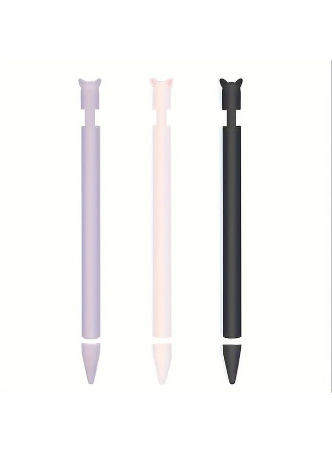 Purple Apple Pencil Case With Charging Cap Holder And 2 Nib Covers For iPad Pro - Image 2