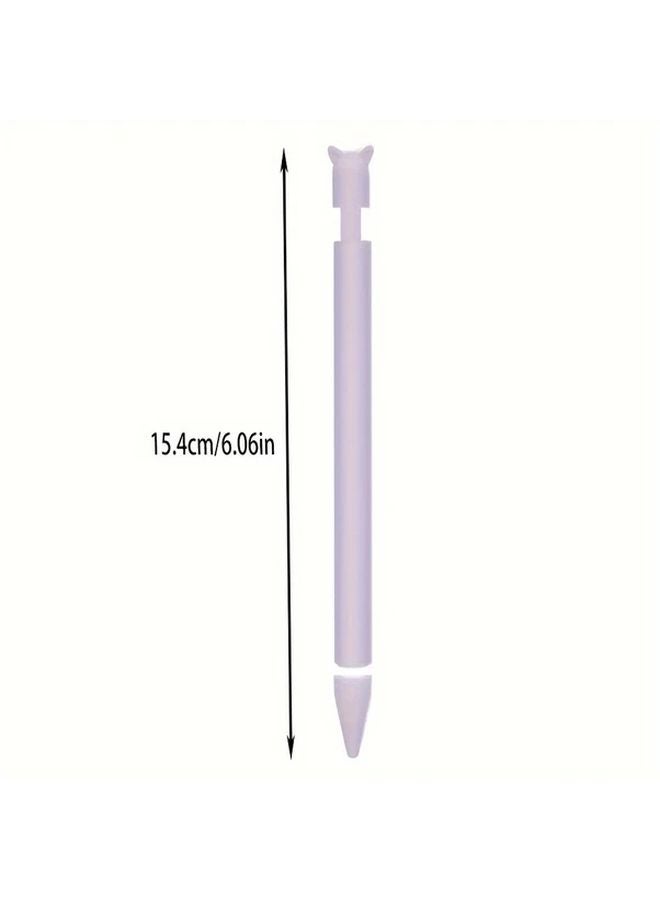 Purple Apple Pencil Case With Charging Cap Holder And 2 Nib Covers For iPad Pro - Image 3
