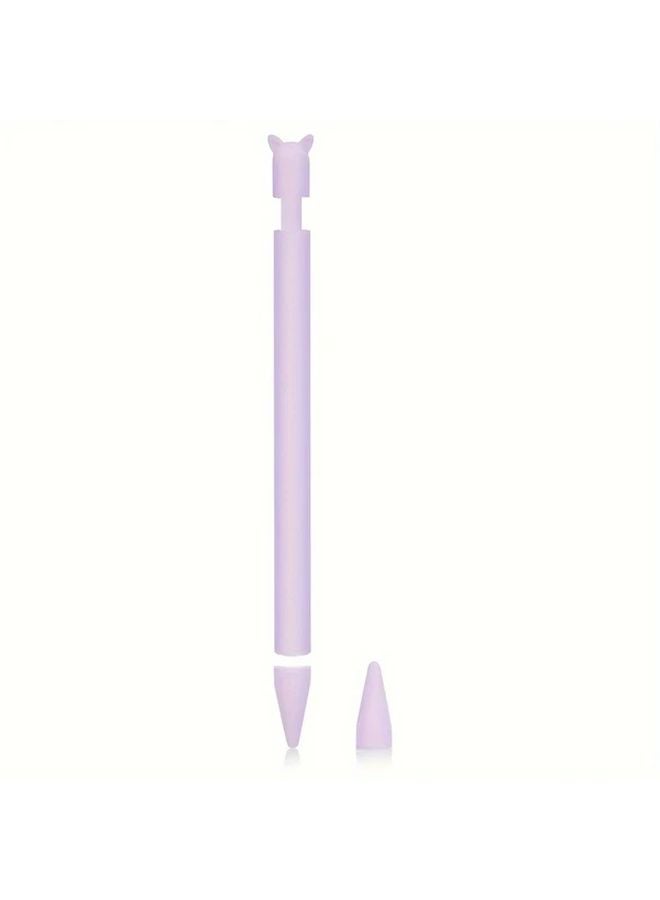 Purple Apple Pencil Case With Charging Cap Holder And 2 Nib Covers For iPad Pro - Image 1