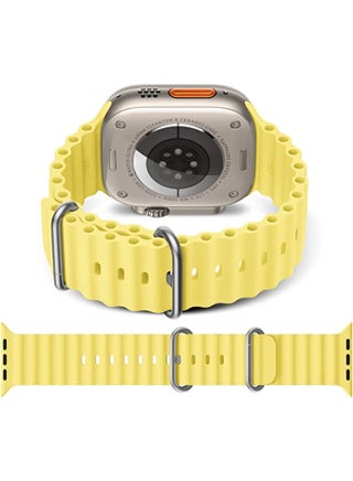 Newest Silicone Ocean Watch Band For Apple Watch Series 8 7 6 5 4 3 2 1 SE Compatible With Apple Watch Band 38mm 40mm 41mm Replacement Women Mens, Sport  slides Strap for iWatch Ultra - pzsku/ZDF96B6FA118FC25F93A8Z/45/_/1667155020/8d65f5be-807a-4866-8904-1d0eb758f424