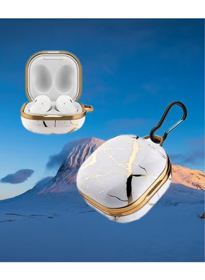 Protective Case Cover For Galaxy Buds Pro With Keychain Hook, for Samsung Galaxy Buds2/pro/Live/2 pro headphone cover IMD process PC material - Image 1