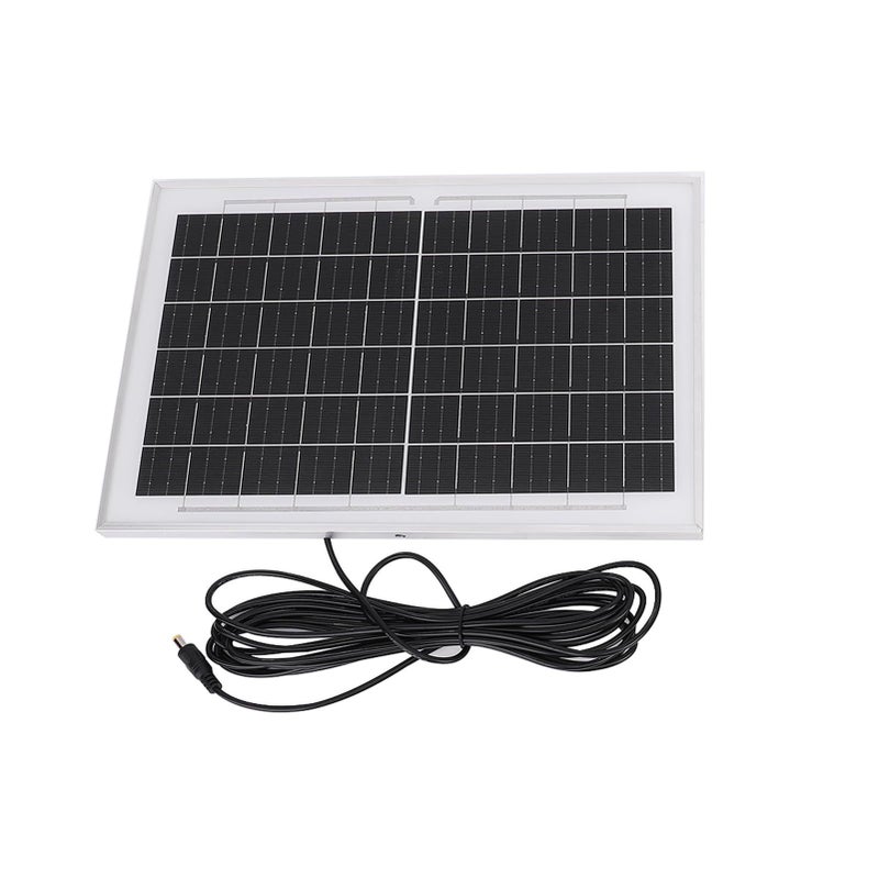 Portable Solar Power Station 6000mAh with 4 USB Ports and 3 LED Bulbs for Camping Outdoor Hiking - Image 5