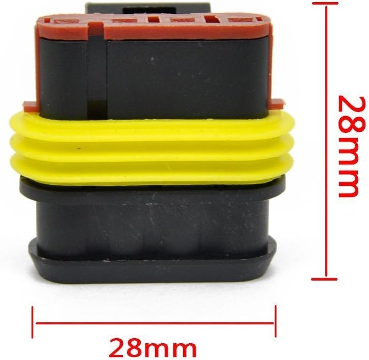 MUYI 10 Kit 4 Pin Waterproof Electrical Connectors - Image 4