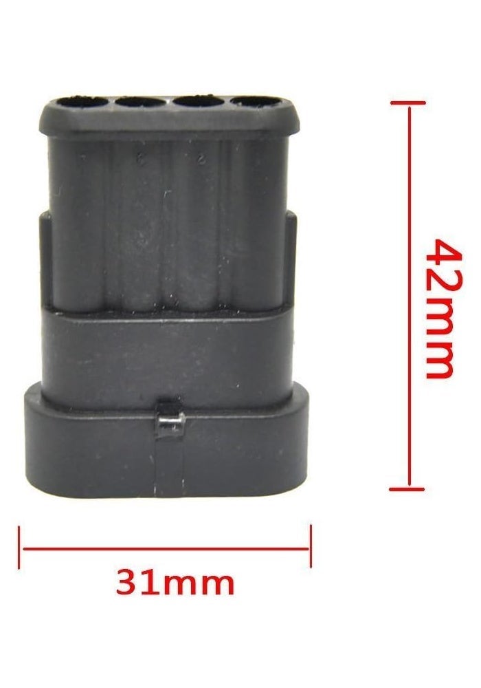 MUYI 10 Kit 4 Pin Waterproof Electrical Connectors - Image 5