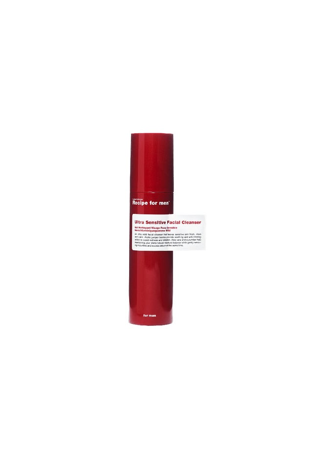 Recipe For Men Recipe For Men Ultra Sensitive Facial Cleanser 100ml 