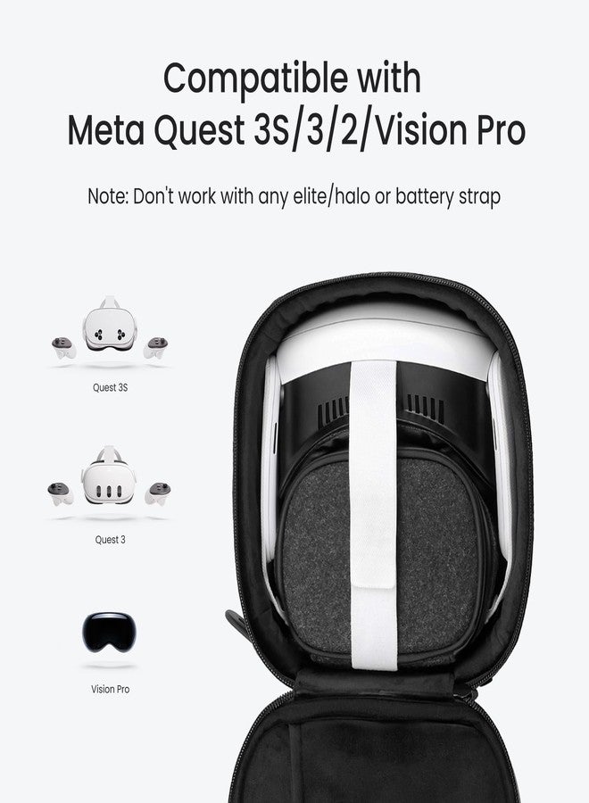 KIWI design P4 Two-Piece Portable Carrying Case Set Compatible with Meta Quest 3/Quest 2/Vision Pro and Touch Controllers Accessories, Mini Travel Case - Image 2