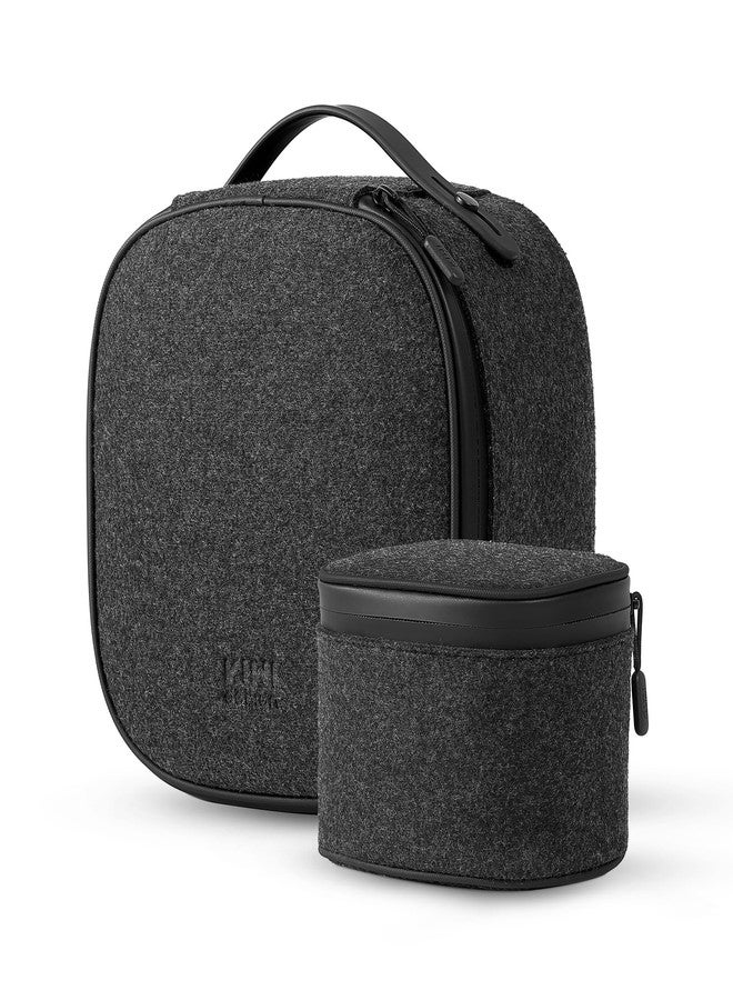 KIWI design P4 Two-Piece Portable Carrying Case Set Compatible with Meta Quest 3/Quest 2/Vision Pro and Touch Controllers Accessories, Mini Travel Case - Image 1