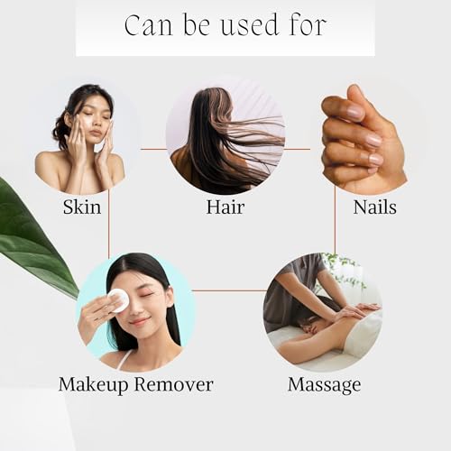NYASSA 100% Pure Cold Pressed Jojoba Oil for Hair Growth, Skin, Face & Body Massage with Vitamin E & B Complex | Jojoba Hair Oil For Men & Women | Virgin & Unrefined - Image 4
