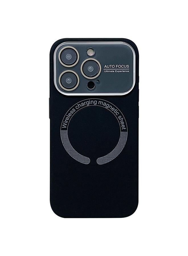 اس-توب جراب لهاتف iPhone 15 Pro Max مع نافذة كبيرة وعدسة زجاجية من الأكريليك وغطاء هاتف من السيليكون MagSafe - Image 1