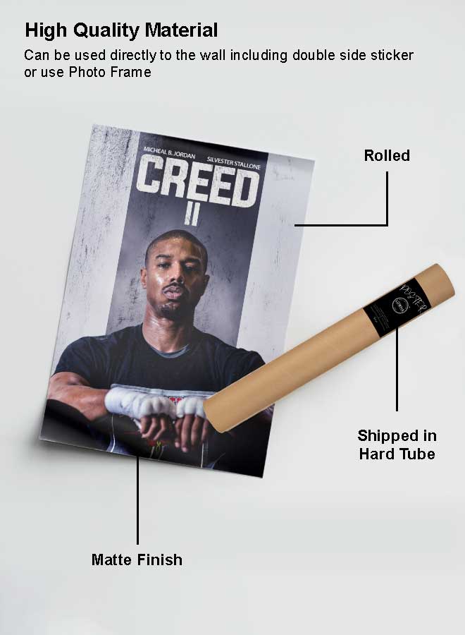 LOWHA Poster Painting Art With Four Separate Pieces Of Double-Sided Stickers Creed Poster For Home Bedroom Living Room And Office Decor  - Image 2