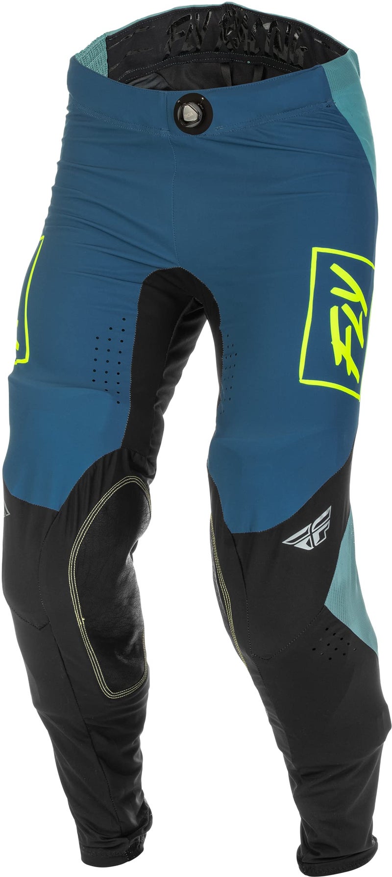 Fly Racing 2022 Adult Lite Pants (Grey/Teal/Hi-Vis, 36) - Image 4