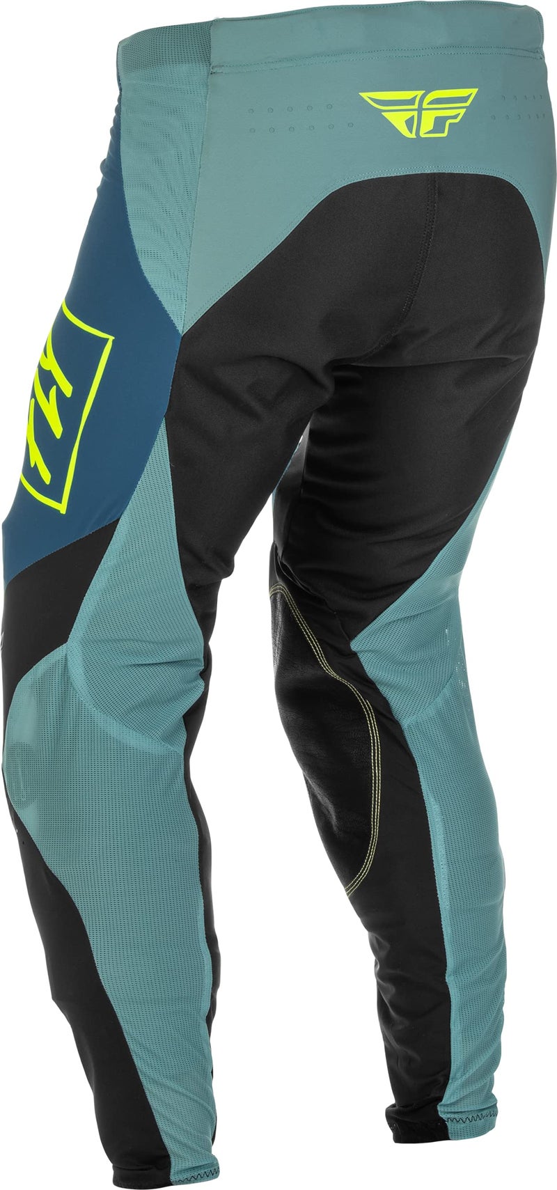 Fly Racing 2022 Adult Lite Pants (Grey/Teal/Hi-Vis, 36) - Image 2