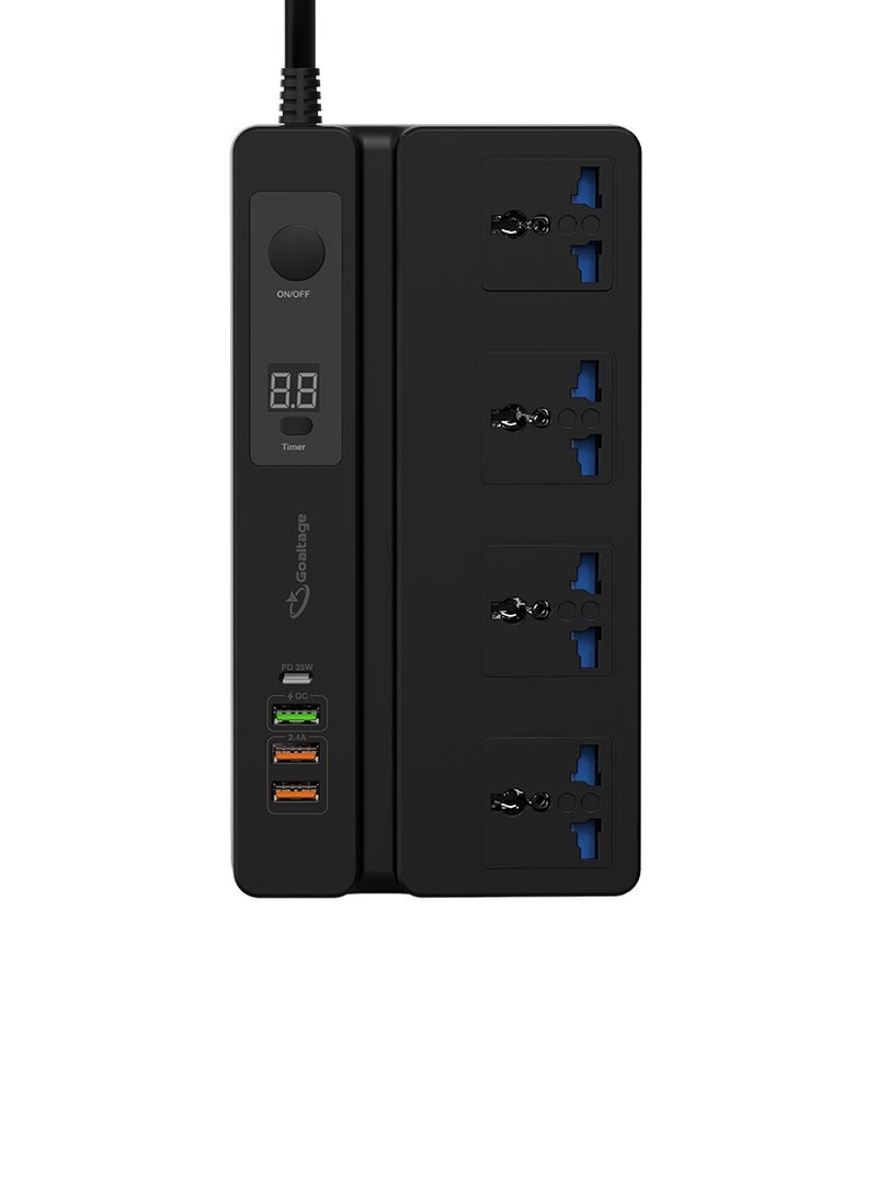 Goaltage PowerStrip Extension 3000W with On-Off Switch, Timer Indicator, Safety Protection, and Multi-Plug Functionality - Image 4