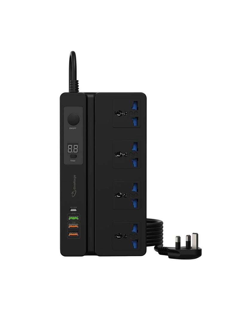 Goaltage - EXT03 PowerStrip Extension with On-Off Switch, Timer Indicator, Safety Protection, and Multi-Plug Functionality - Image 1
