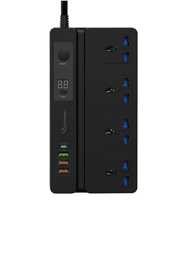 Goaltage - EXT03 PowerStrip Extension with On-Off Switch, Timer Indicator, Safety Protection, and Multi-Plug Functionality - Image 1