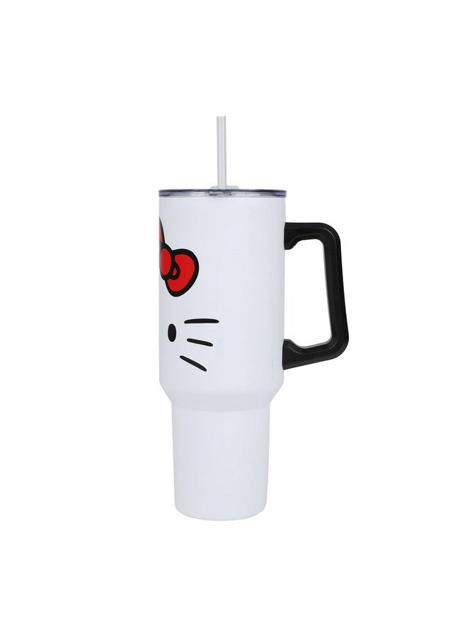 بايو وورلد كوب بايوورلد هالو كيتي، سعة ٤٠ أونصة، مصنوع من الفولاذ المقاوم للصدأ، مع غطاء مانع للتسرب - Image 4