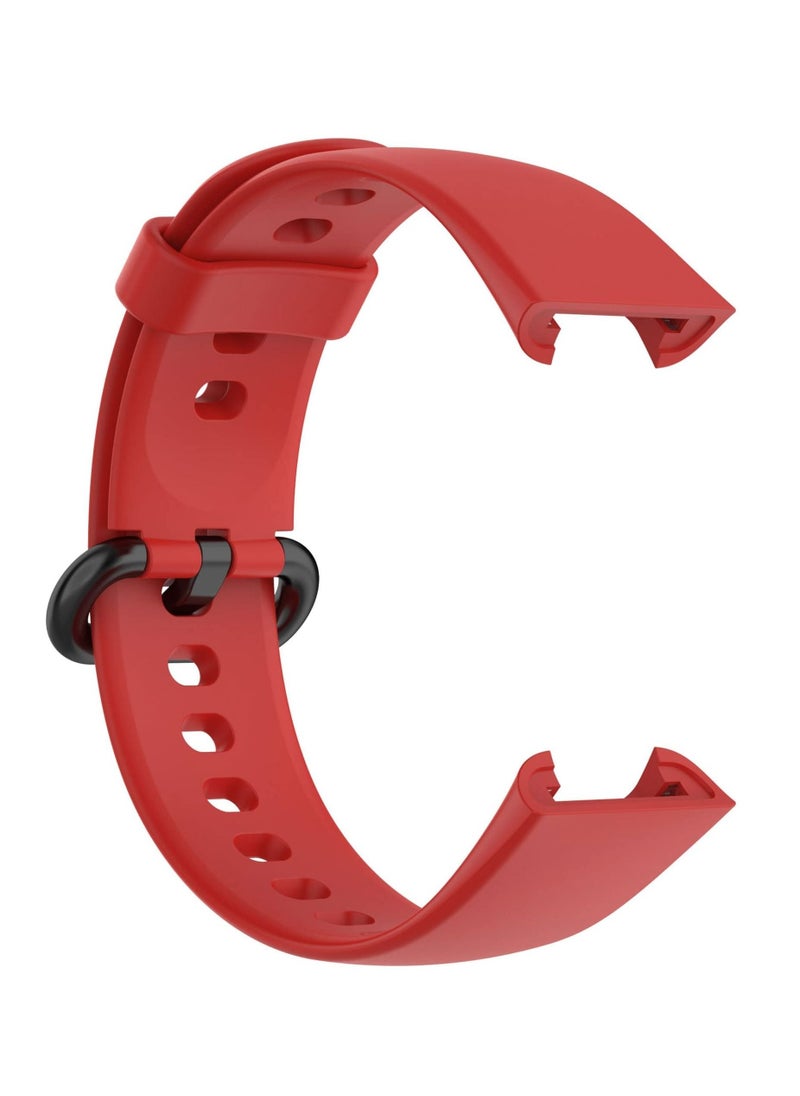 Generic - Strap Compatible with Xiaomi Redmi Watch 2 Lite/Poco Watch/Redmi Watch 2/Horloge 2 Soft Replacement Sport Silicone Strap_Red - Image 1