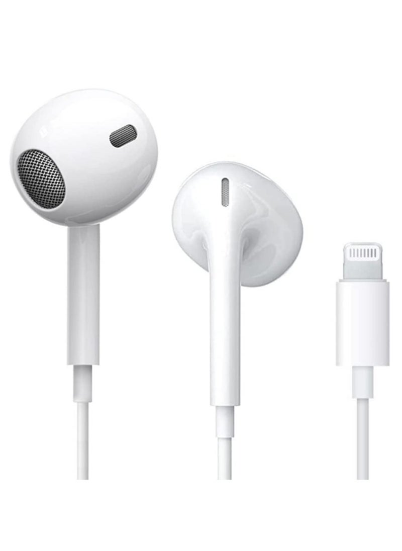 ELTRAZONE - Lightning Headphone Wired for iPhone 13 [Apple MFi Certified] Built-in Microphone & Volume Control, in-Ear Stereo Headset Compatible with iPhone 13 Mini/SE/12 Pro/12Pro Max/11/X/8 7-All iOS System - Image 1