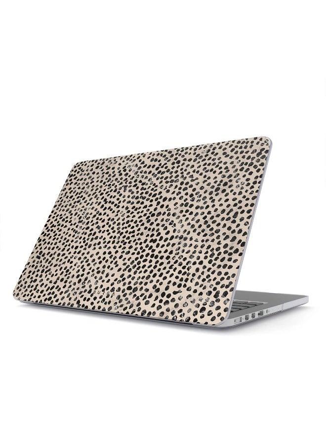 BURGA Apple Macbook Pro 16 Inch Almond Latte Protective Premium Hard Case Cover With Retina Display Touch Id Printed Design Hard Shell Laptop Case - Image 1