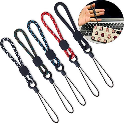 YOUOWO 5 Pack Finger Strap Ring Lanyards,Small Short Lanyard,For Phone Cases Keys USB ID Card Badge Keychain - Image 2