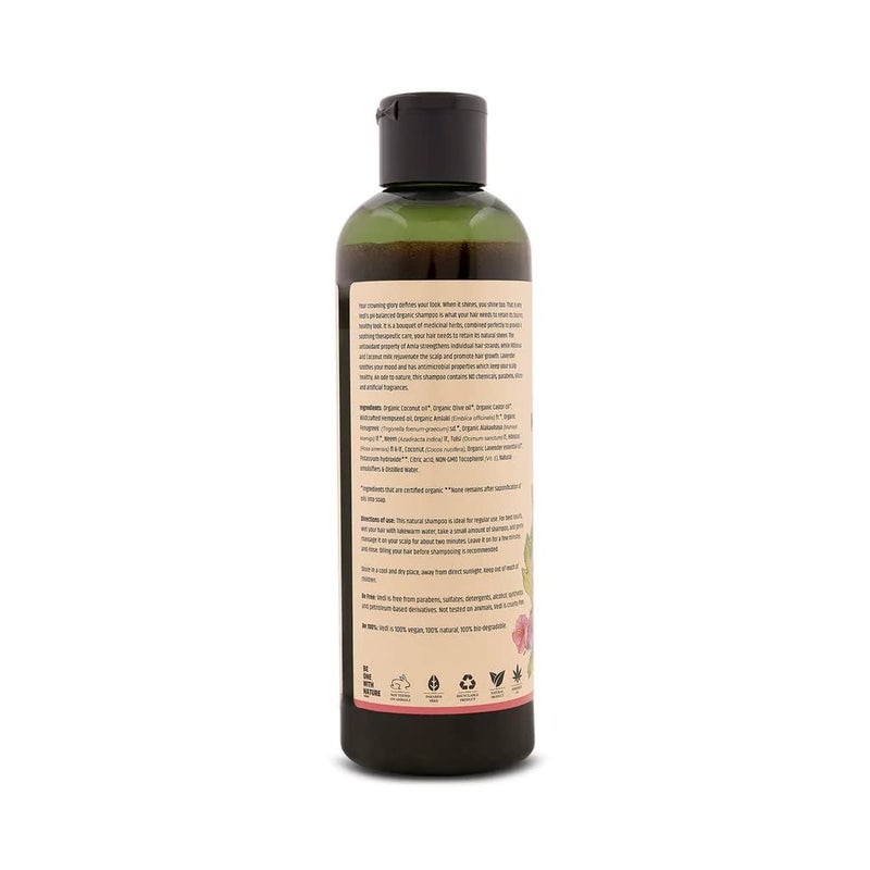 Vedi MultiHerbal Shampoo 200ml 100 Natural Herbal Shampoo Cleanser for Controlling Dandruff Hair fall Suitable for All Hair Types Pack of 1 - Image 2