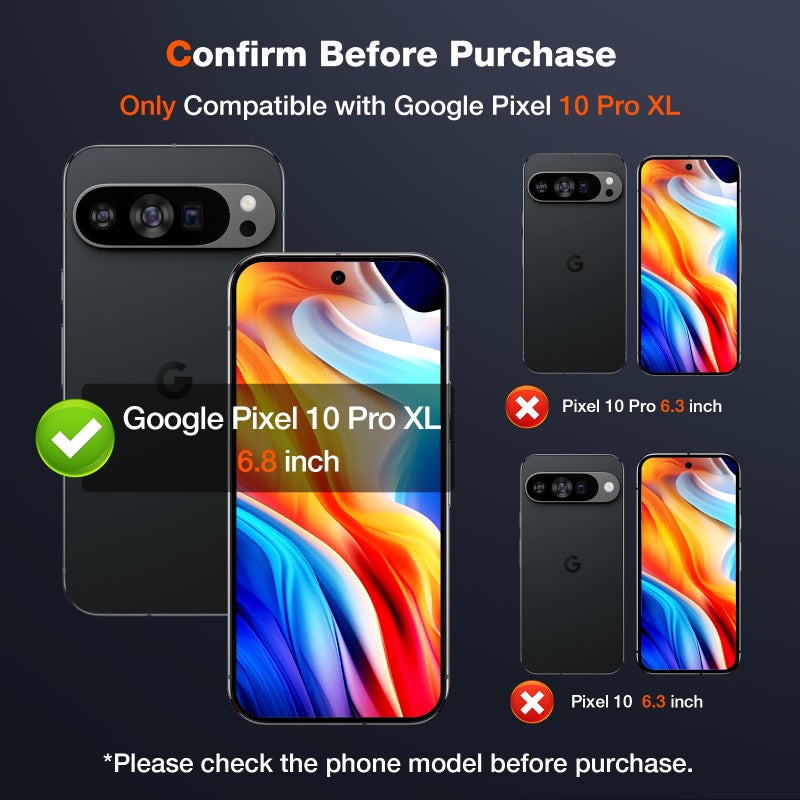 ال كي واقي شاشة LK 2+2 لهاتف Google Pixel 10 Pro XL - Image 2