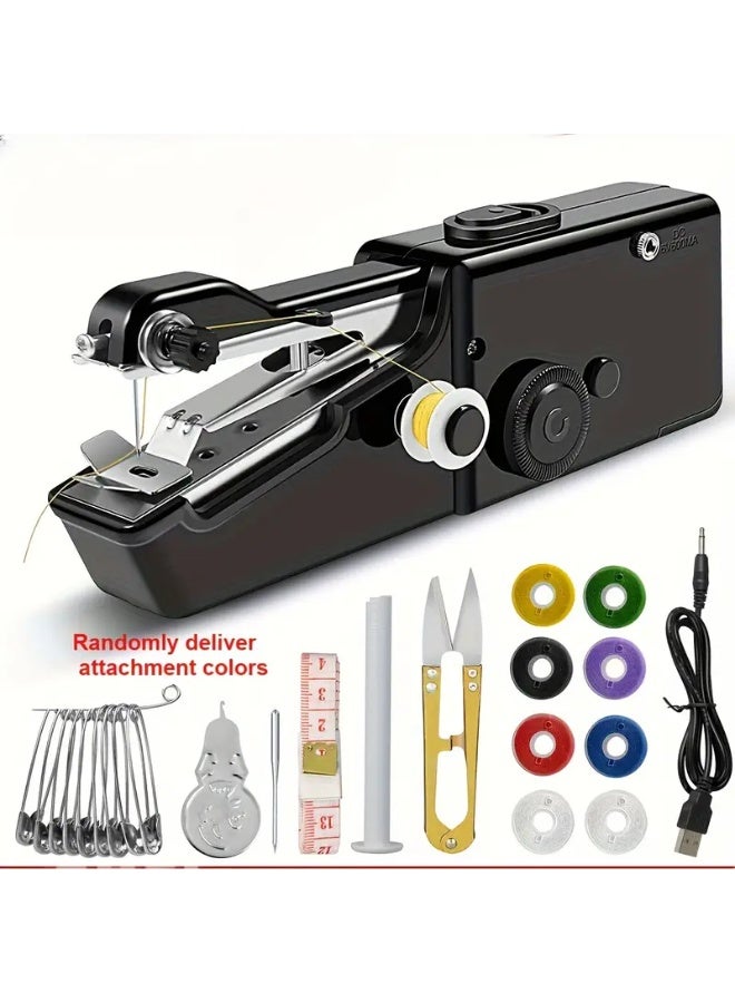 Portable Mini DIY Sewing Machine – Handheld & Wireless - Image 3