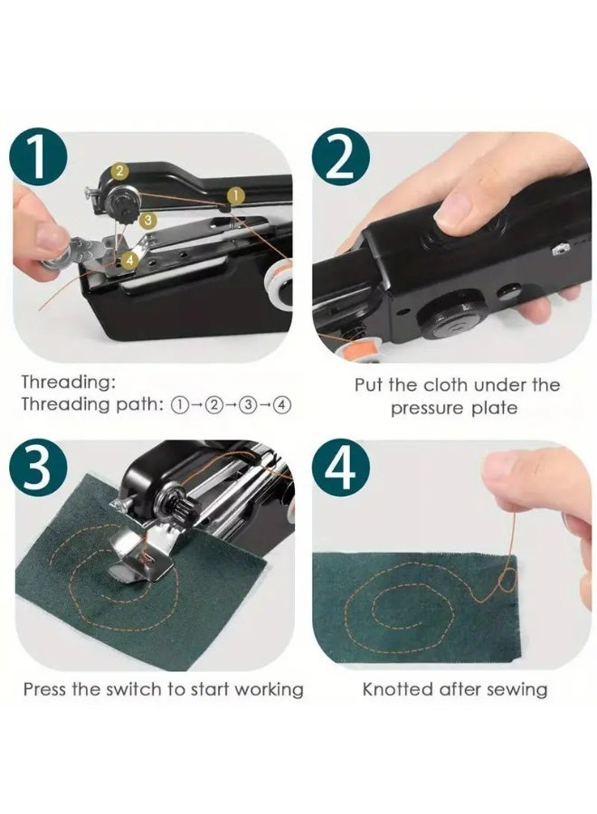 Portable Mini DIY Sewing Machine – Handheld & Wireless - Image 4