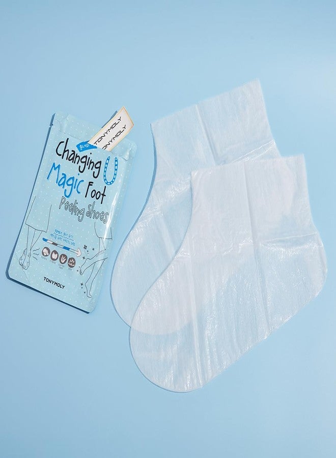 TONYMOLY Changing U Magic Foot Peeling Shoes, Gentle Exfoliating Korean Beauty Foot Mask for Smooth Skin, Removes Dead Skin,10 Pack - Image 2