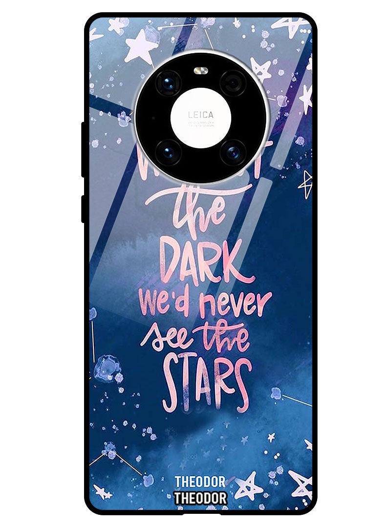 Theodor Protective Tempered Glass Case Cover HUAWEI MATE 40 5G  Never See The Stars - Image 1