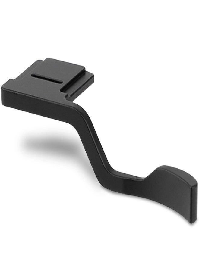 Haoge THB-XT30B Metal Hot Shoe Thumb Up Rest Hand Grip for Fujifilm XT50 Fuji X-T10 X-T20 X-T30 XT10 XT20 XT30 XT30II Camera Black - Image 1