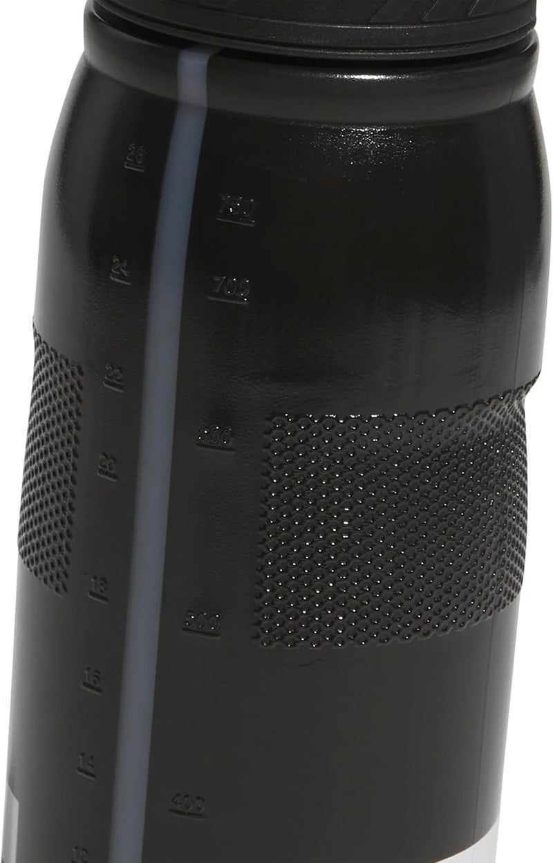 adidas 750 ML 28 oz Stadium Refillable Plastic Sport Water Bottle BlackWhiteBlack2 One Size - Image 3