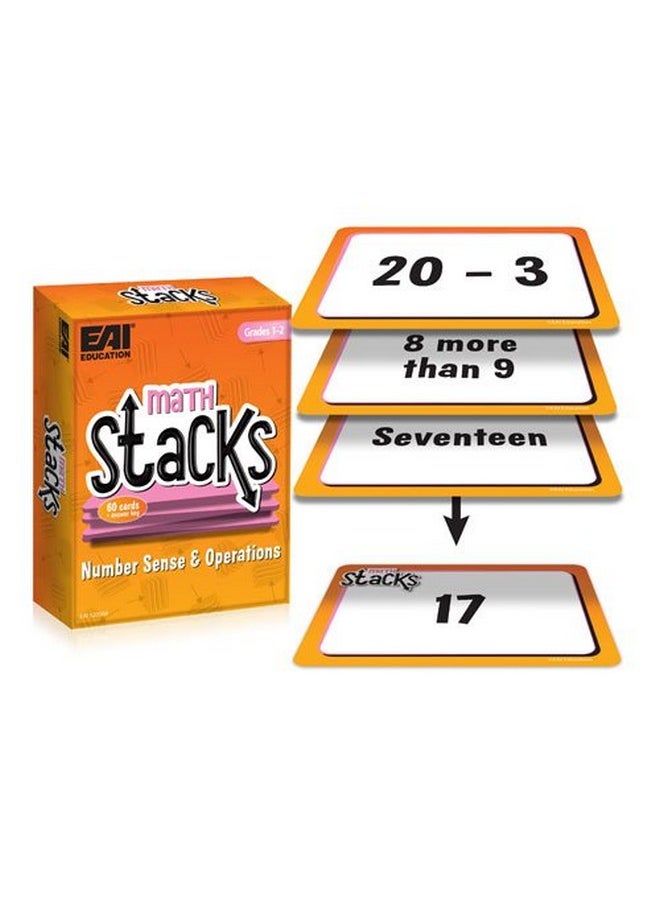 EAI Education Math Stacks Number Sense & Operations Game: Grades 12  - Image 2