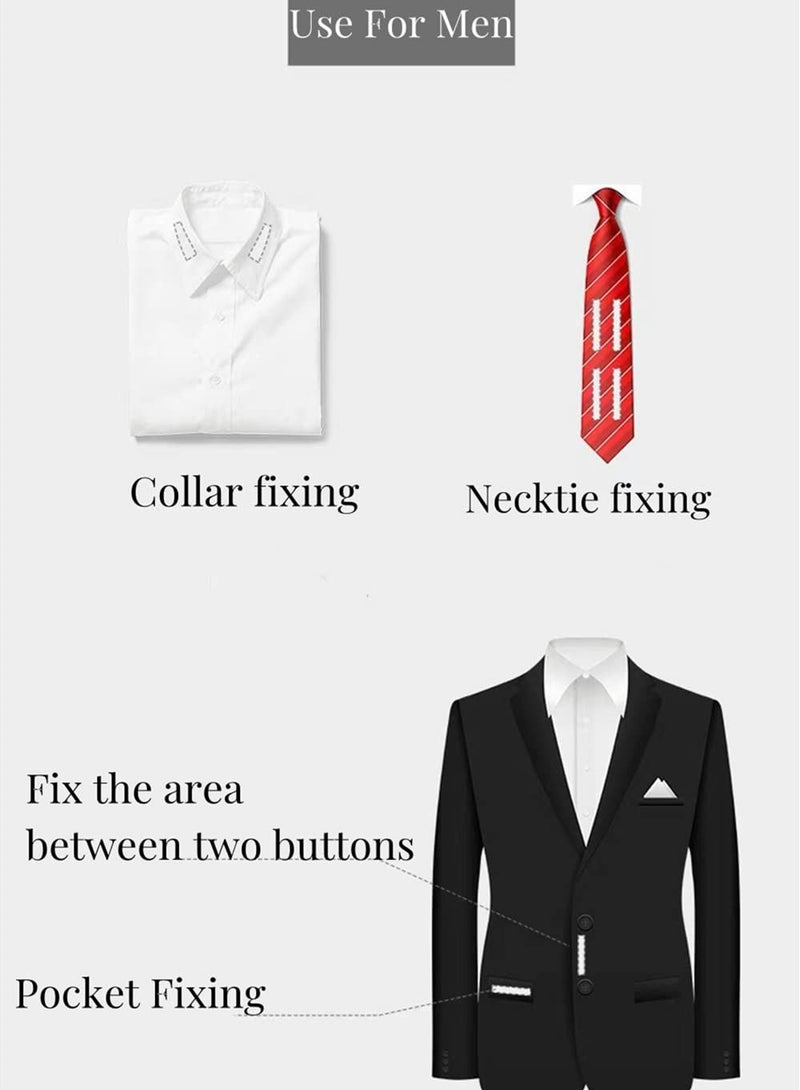 سيوسي شريط مزدوج الجوانب للملابس والجسم ، شفاف لطيف لاصق قوي ملابس السيدات جميع أقمشة ألوان البشرة (36 قطعة) - Image 4