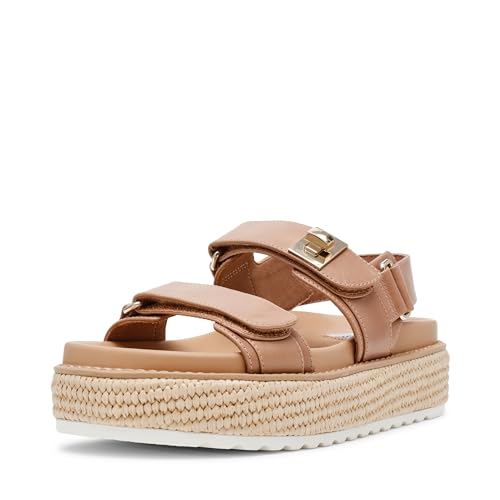 Steve Madden Women's Bigmona, Natural Leather, 10 - Image 1