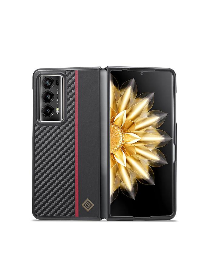 LC.IMEEKE Case For Honor Magic V2 Carbon Fiber Leather Phone Case - Image 4