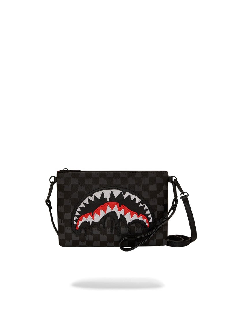 SPRAYGROUND DRIPPING SHARKS IN PARIS CROSSOVER CLUTCH  - Image 1