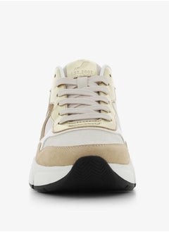 SJ Women's Colourblock Sneakers with Lace-Up Closure  - Image 5