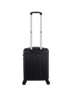 Discovery Discovery Reptile ABS Hardshell Small Cabin Carry-On Luggage Black, Durable Lightweight Suitcase, 4 Double Wheel With TSA Lock Trolley Bag (20 Inch).  - Image 3
