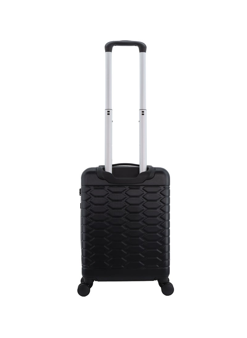 Discovery Reptile ABS Hardshell Small Cabin Carry-On Luggage Black, Durable Lightweight Suitcase, 4 Double Wheel With TSA Lock Trolley Bag (20 Inch). - pzsku/ZDF9838A52A00DA392D93Z/45/_/1720610363/ff1803fc-1d29-4cb1-bfb0-d3d3004fa46e