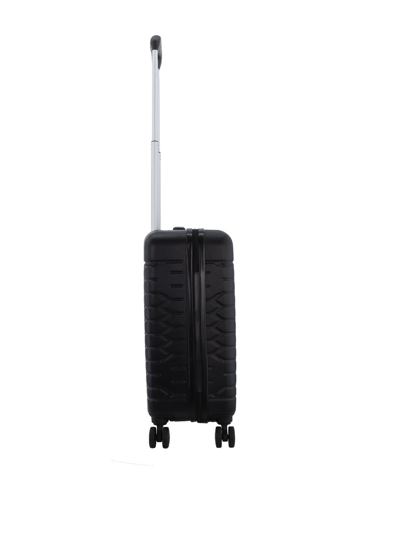 Discovery Reptile ABS Hardshell Small Cabin Carry-On Luggage Black, Durable Lightweight Suitcase, 4 Double Wheel With TSA Lock Trolley Bag (20 Inch). - pzsku/ZDF9838A52A00DA392D93Z/45/_/1720610384/132f3159-4fb7-42b1-b6c0-7beec62486ee