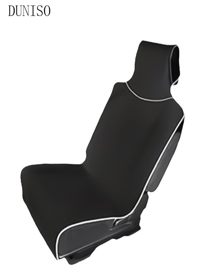 DUNISO Auto Waterproof Universal Front Car Seat Covers Luxury Include Front Car Seat Protector and Rear Car Seat Cushion Compatible with 95% Vehicle Fit for Cars Truck SUV or Vans - Image 5